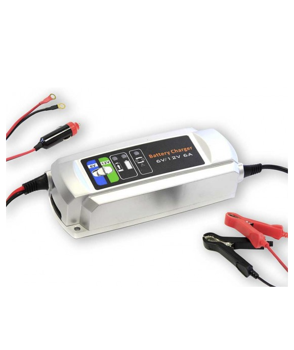 Chargeur De Batterie Entrée 230 V / Sortie 6 V-12 V I Puissance 6 A Energie Mobile [product_reference]