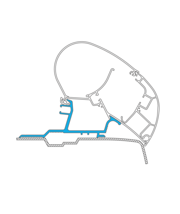 Adaptateur Store PR, 3 pièces Caravanes / Master / Movano (2011-) Dometic [product_reference]