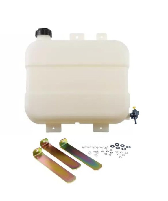 Réservoir carburant blanc 7L avec vanne d\'arrêt Autoterm [product_reference]