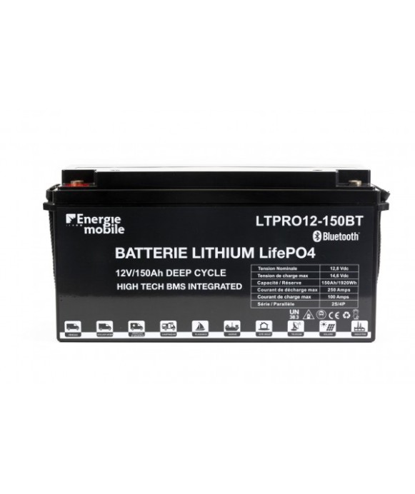 Batteries Lithium Ltpro 12-150 / 250-Bt Energie Mobile [product_reference]