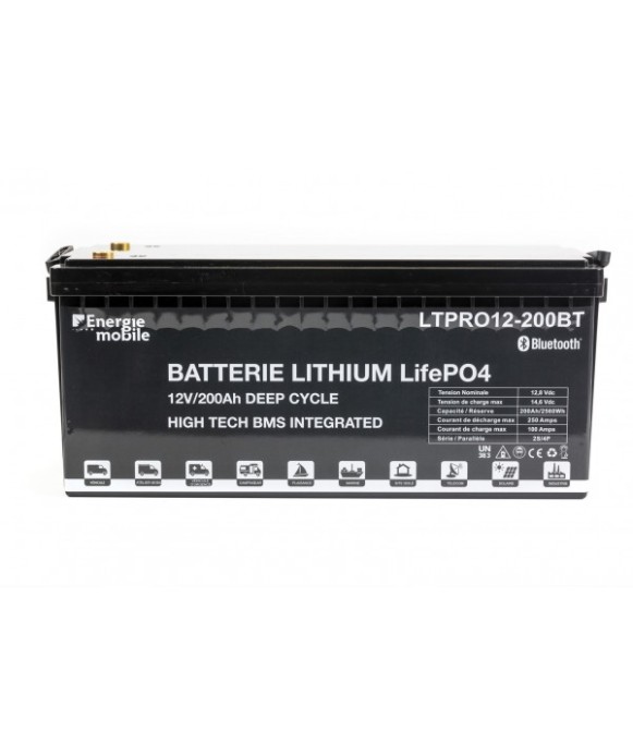 Batteries Lithium Ltpro12-200 / 250- Bt Energie Mobile [product_reference]