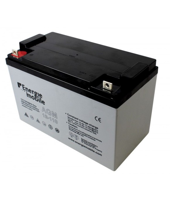 Batterie AGM 12 V - 110  Ah Energie Mobile [product_reference]