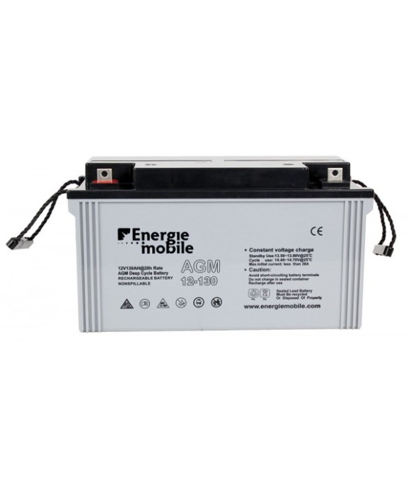 Batterie AGM 12 V - 130 Ah Energie Mobile [product_reference]