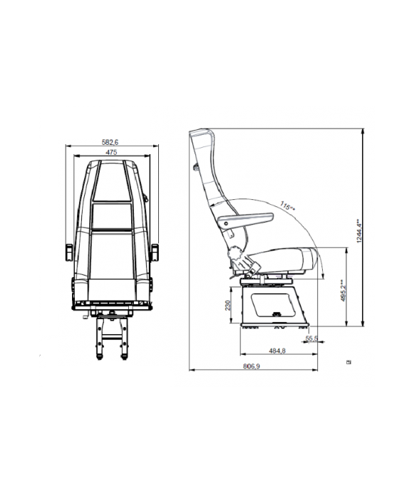 Pose De Deux Sièges Distinction Otium [product_reference]