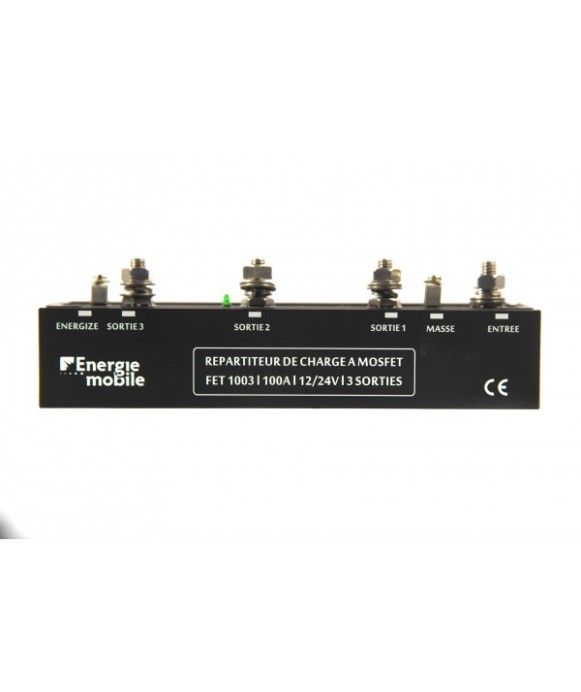 Répartiteur de charge à mosfets avec 3 sorties - 100A Energie Mobile [product_reference]